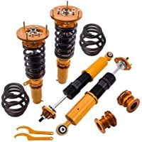 maXpeedingrods Juego de Amortiguadores Ajustables 2 Piezas Delanteras y 2 Traseras Suspensión Roscada Coches Kit…